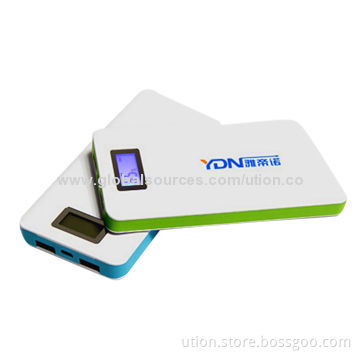 High-capacity 12,000mAh portable external battery for mobile phone
